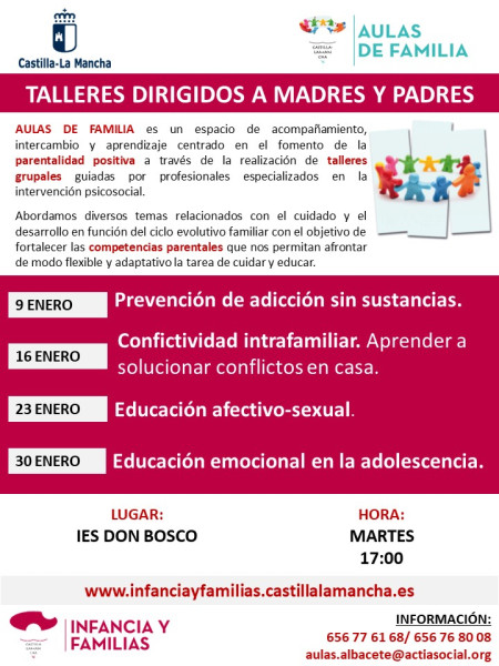 Charlas Aulas de Familia